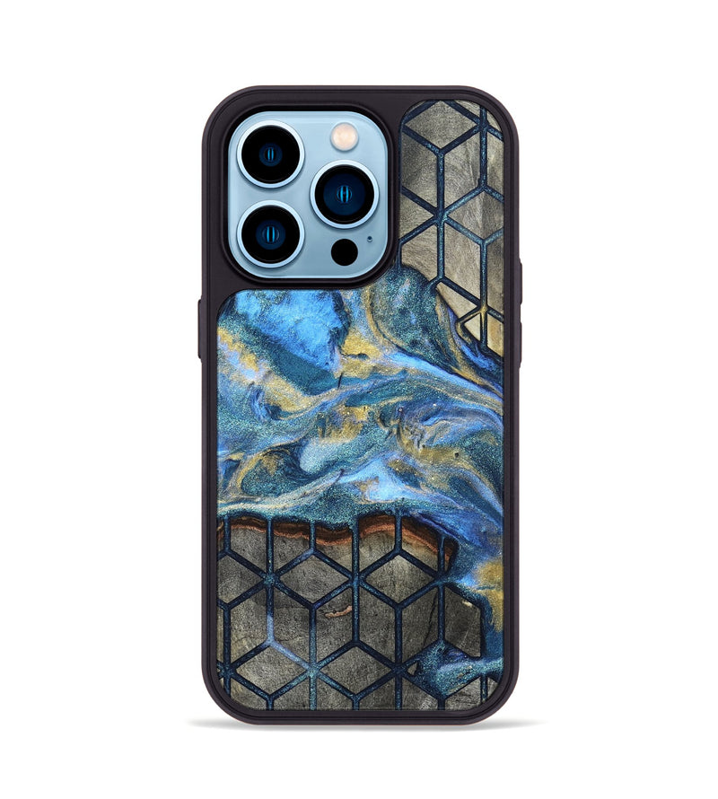 iPhone 14 Pro Wood Phone Case - Dottie (Pattern, 820947)