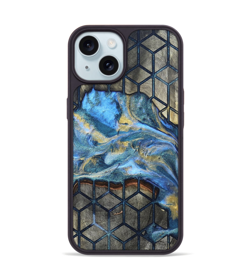 iPhone 15 Wood Phone Case - Dottie (Pattern, 820947)