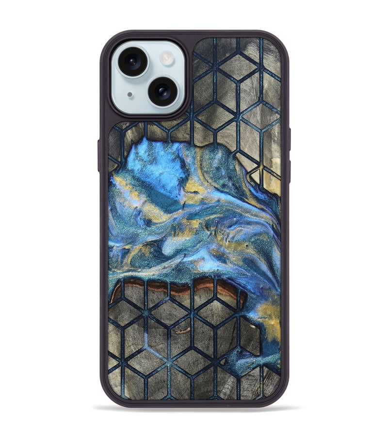 iPhone 15 Plus Wood Phone Case - Dottie (Pattern, 820947)