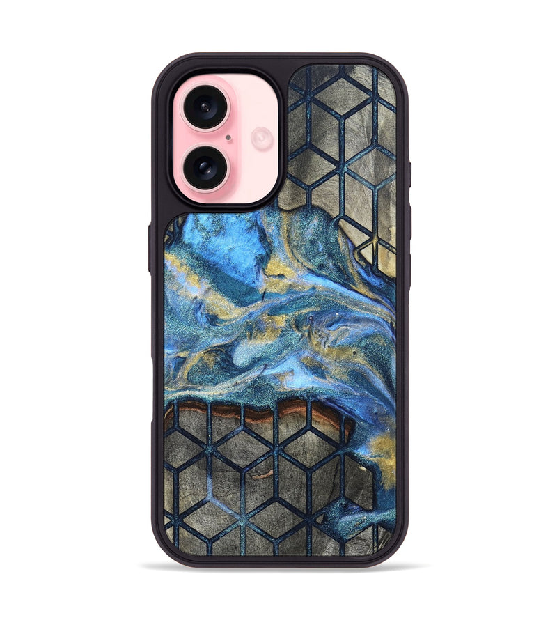 iPhone 16 Wood Phone Case - Dottie (Pattern, 820947)