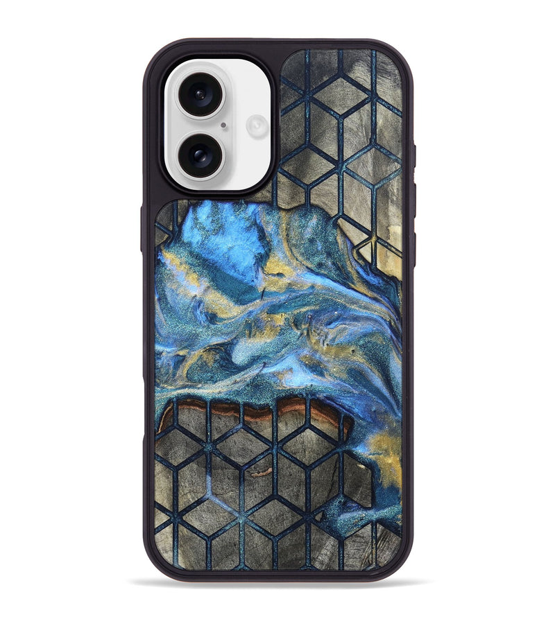 iPhone 16 Plus Wood Phone Case - Dottie (Pattern, 820947)