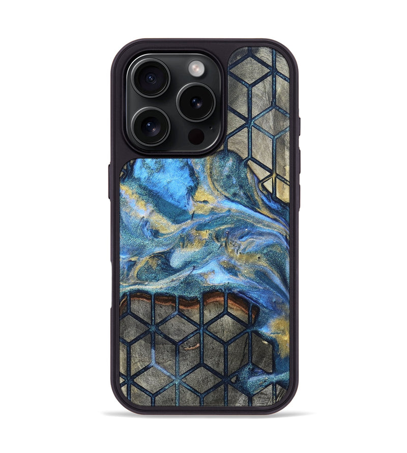 iPhone 16 Pro Wood Phone Case - Dottie (Pattern, 820947)