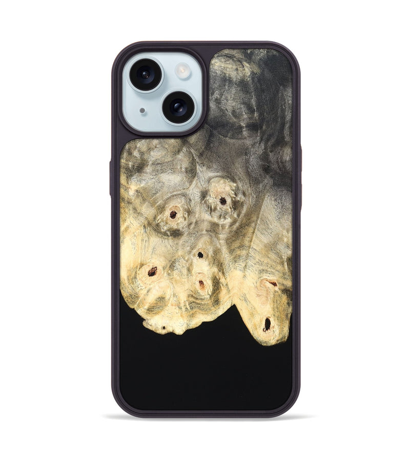 iPhone 15 Wood Phone Case - Blair (Wood Burl, 820948)