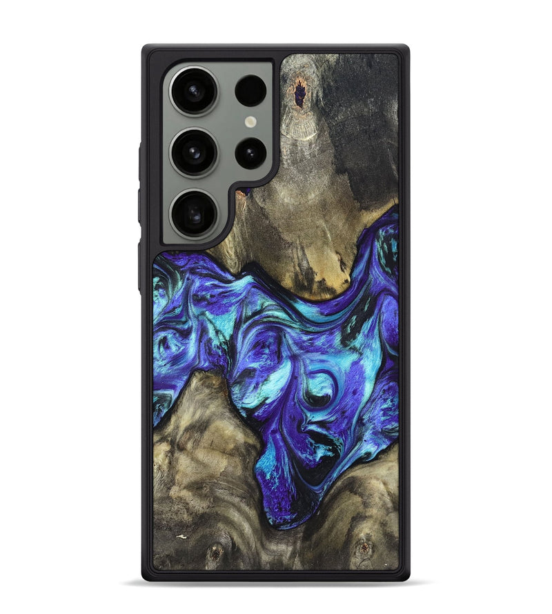 Galaxy S24 Ultra Wood Phone Case - Aziel (Purple, 820961)