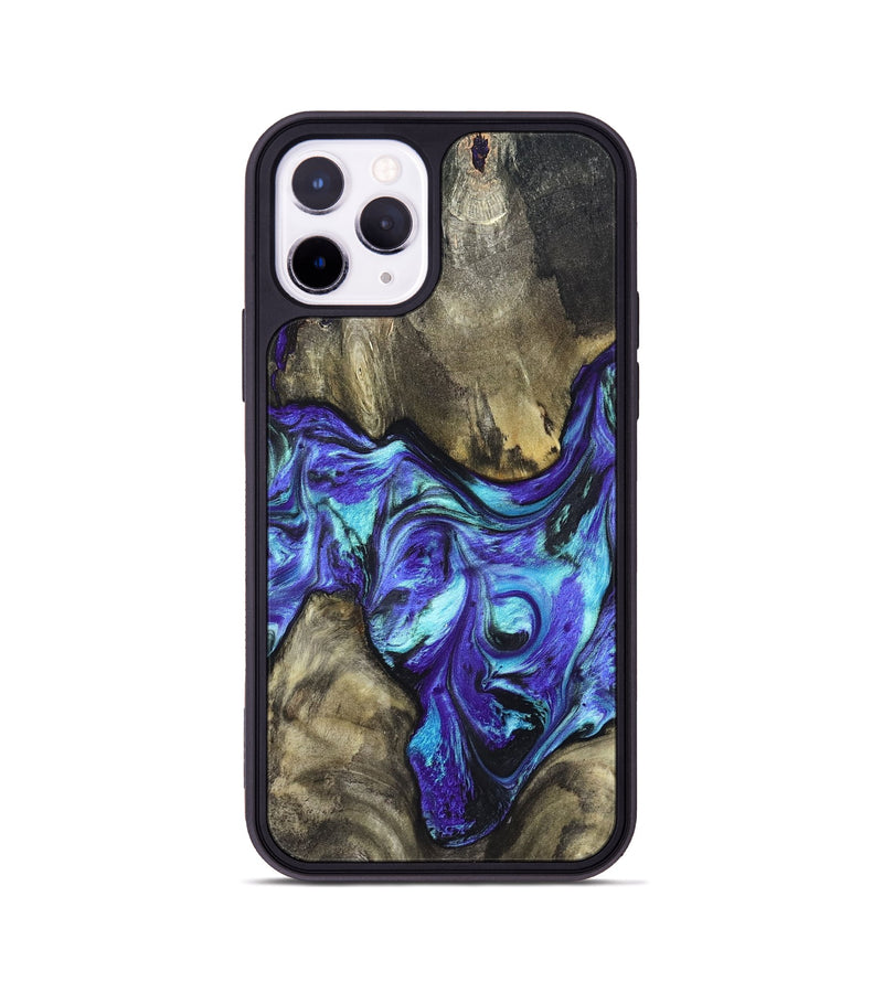 iPhone 11 Pro Wood Phone Case - Aziel (Purple, 820961)