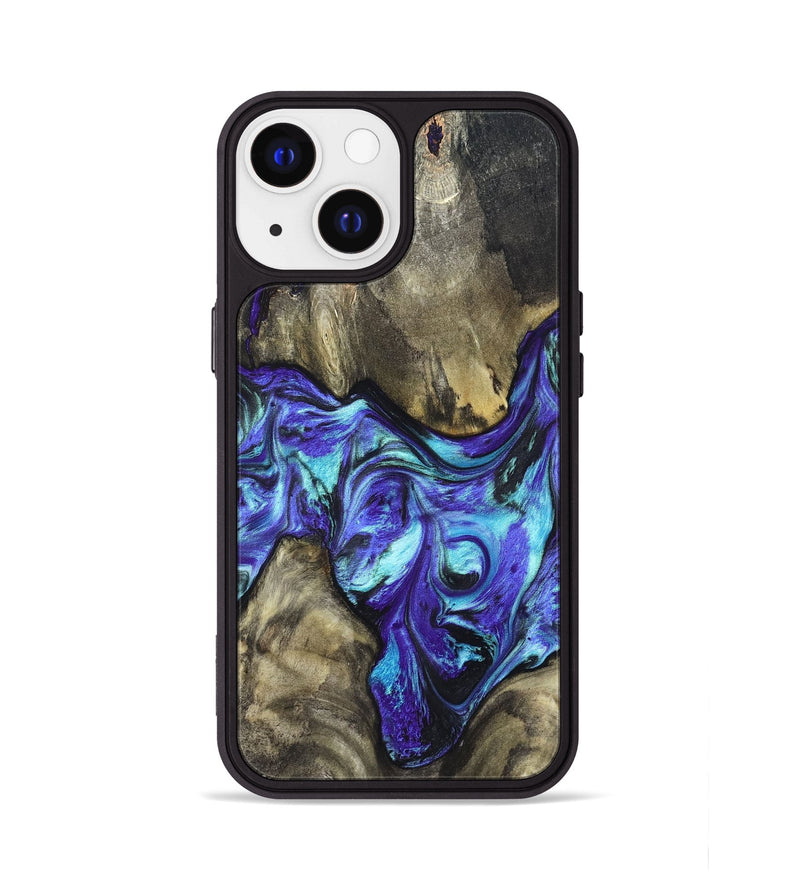 iPhone 13 Wood Phone Case - Aziel (Purple, 820961)