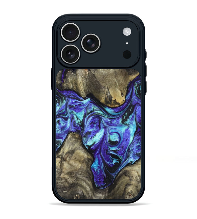 iPhone 17 Pro Max Wood Phone Case - Aziel (Purple, 820961)
