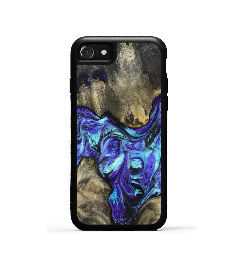 iPhone SE Wood Phone Case - Aziel (Purple, 820961)