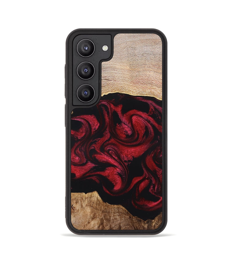 Galaxy S23 Wood Phone Case - Ximena (Red, 820966)