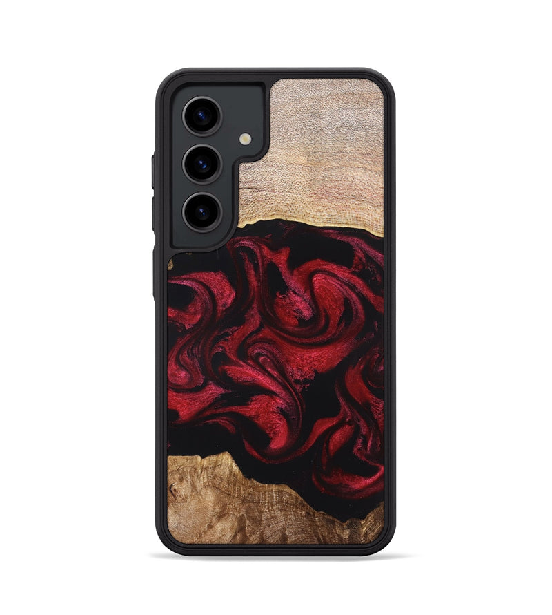 Galaxy S24 Wood Phone Case - Ximena (Red, 820966)