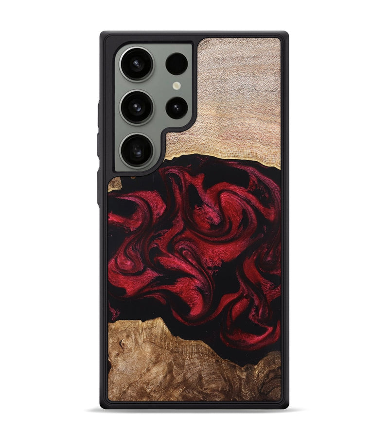 Galaxy S24 Ultra Wood Phone Case - Ximena (Red, 820966)
