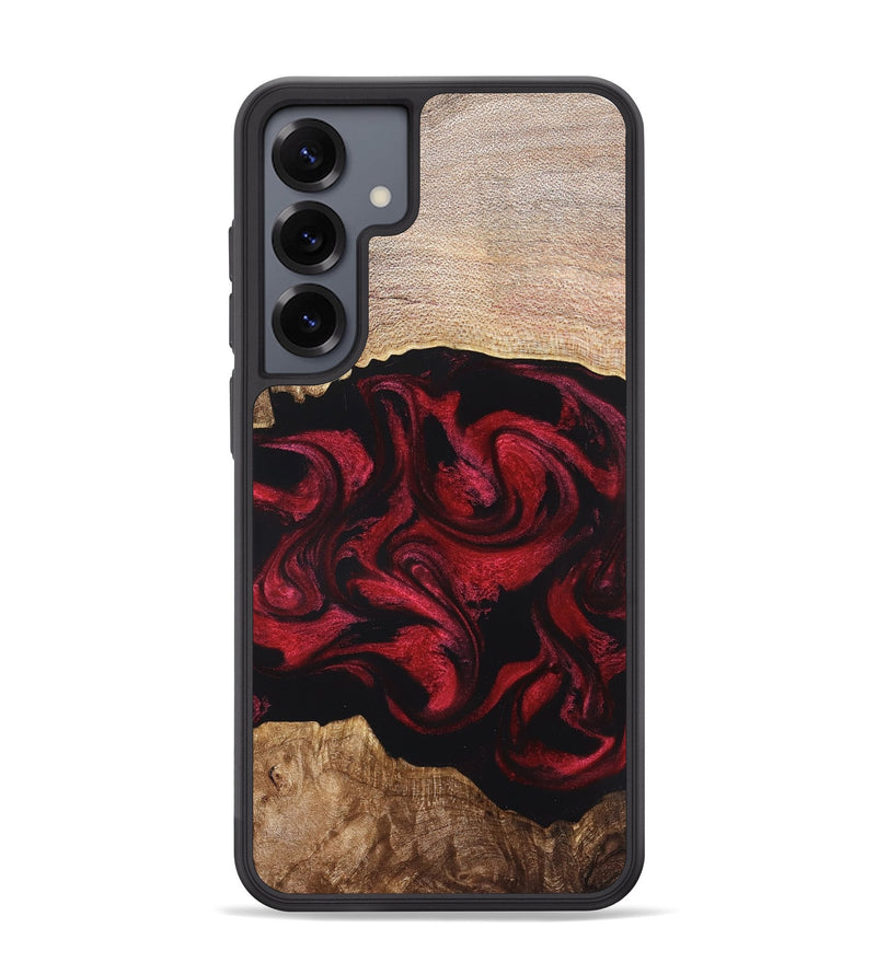 Galaxy S25 Plus Wood Phone Case - Ximena (Red, 820966)