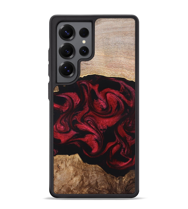 Galaxy S25 Ultra Wood Phone Case - Ximena (Red, 820966)