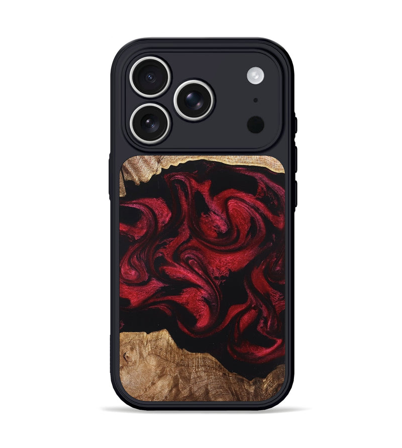 iPhone 17 Pro Wood Phone Case - Ximena (Red, 820966)