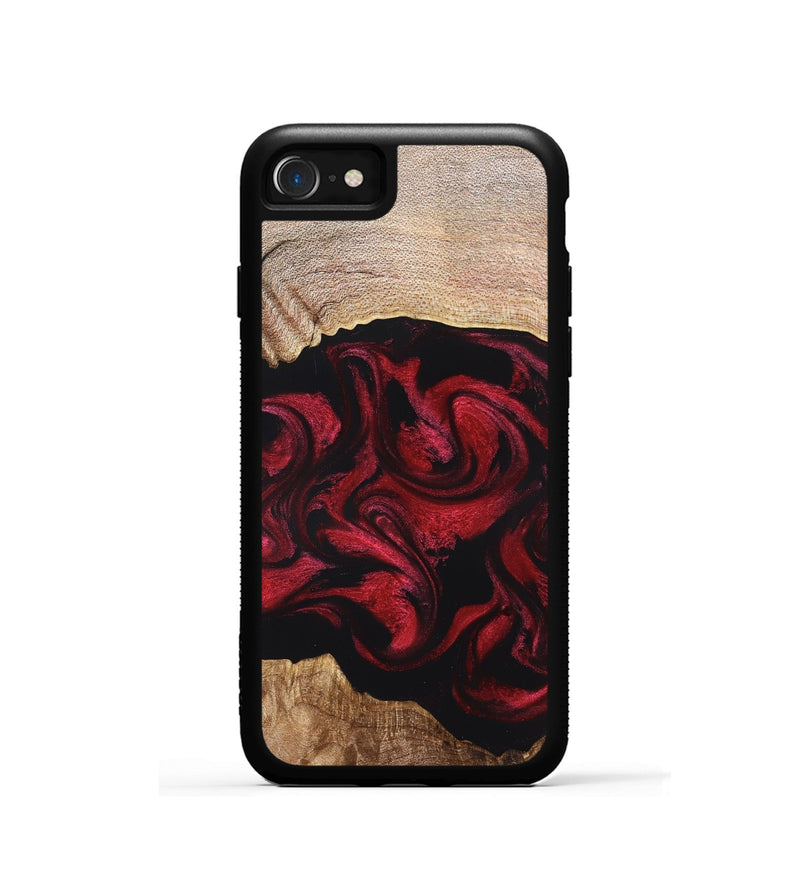 iPhone SE Wood Phone Case - Ximena (Red, 820966)