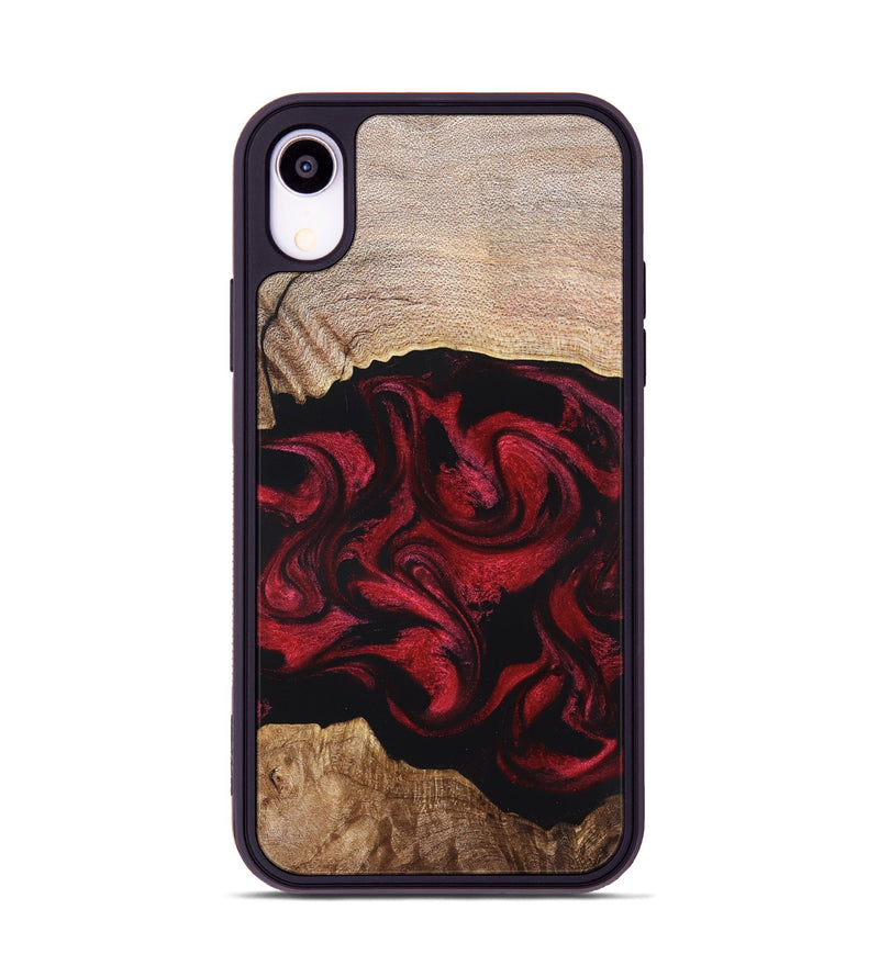 iPhone Xr Wood Phone Case - Ximena (Red, 820966)