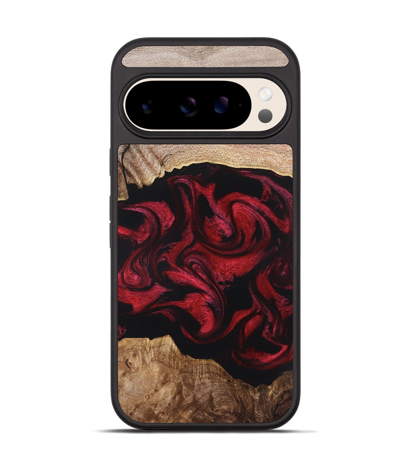 Pixel 10 Wood Phone Case - Ximena (Red, 820966)