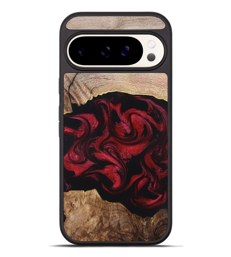 Pixel 9 Pro XL Wood Phone Case - Ximena (Red, 820966)