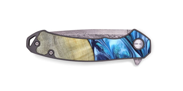 EDC Wood Pocket Knife - Melodie (Blue, 820984)