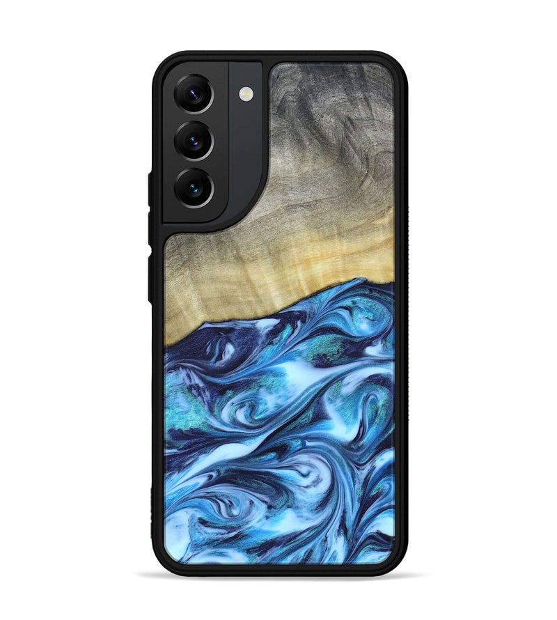 Galaxy S22 Plus Wood Phone Case - Melodie (Blue, 820984)