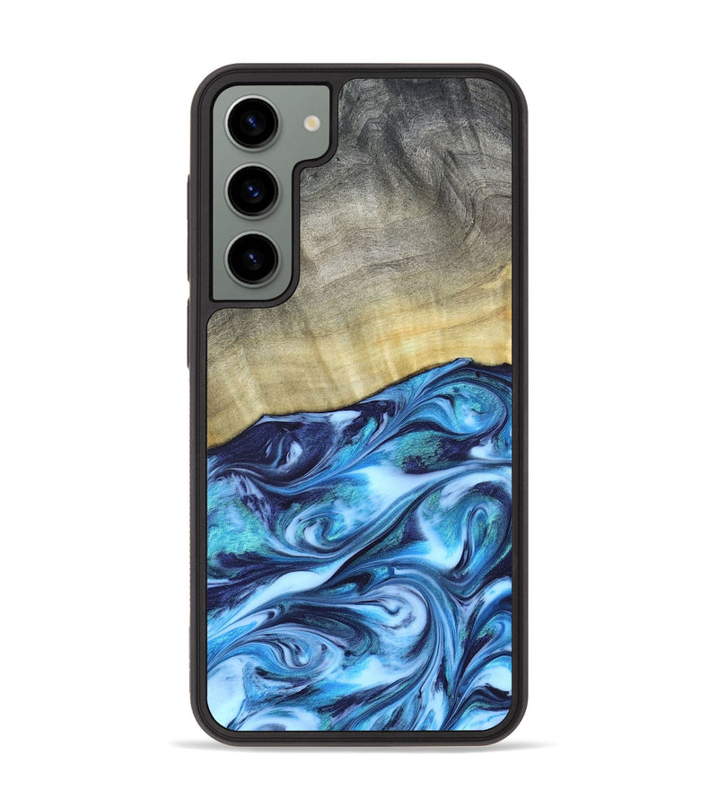Galaxy S23 Plus Wood Phone Case - Melodie (Blue, 820984)