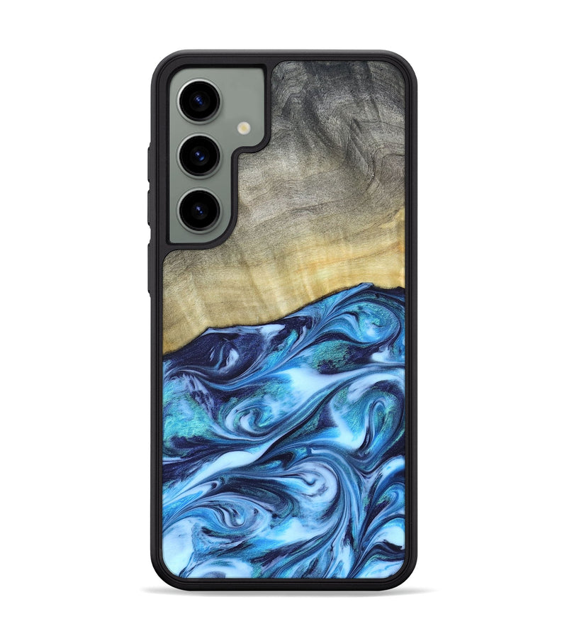 Galaxy S24 Plus Wood Phone Case - Melodie (Blue, 820984)