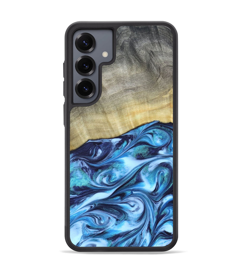 Galaxy S25 Plus Wood Phone Case - Melodie (Blue, 820984)