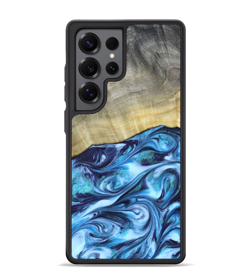 Galaxy S25 Ultra Wood Phone Case - Melodie (Blue, 820984)