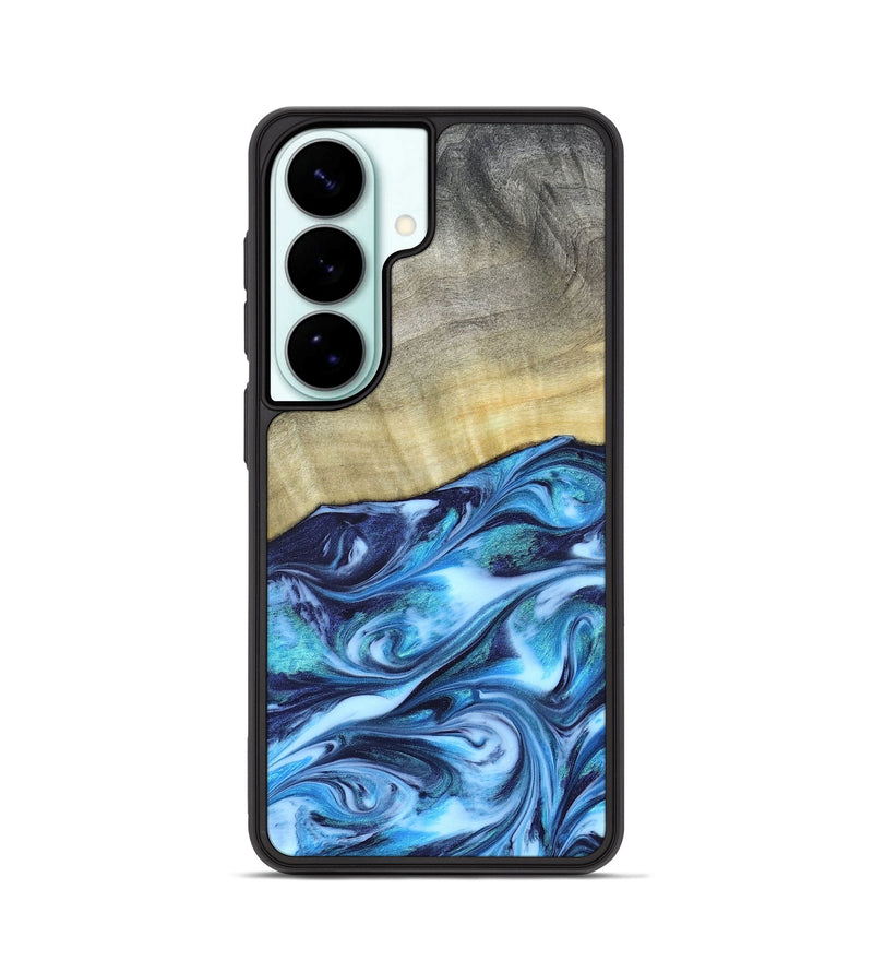 Galaxy S26 Wood Phone Case - Melodie (Blue, 820984)