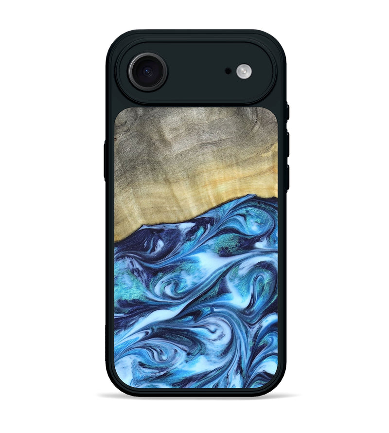 iPhone 17 Air Wood Phone Case - Melodie (Blue, 820984)