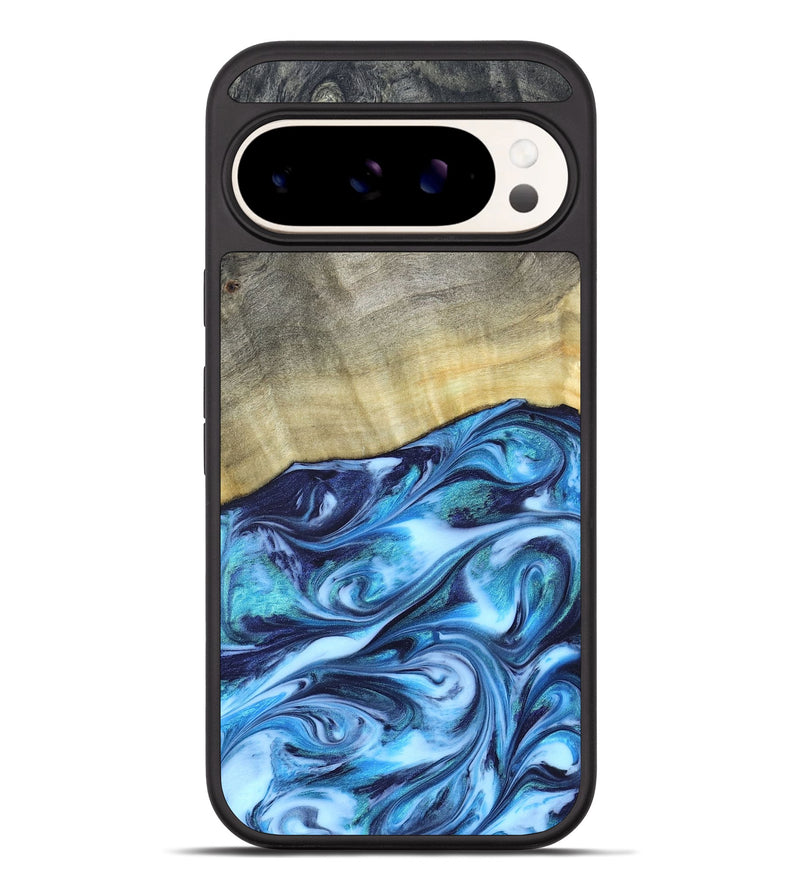 Pixel 10 Pro XL Wood Phone Case - Melodie (Blue, 820984)