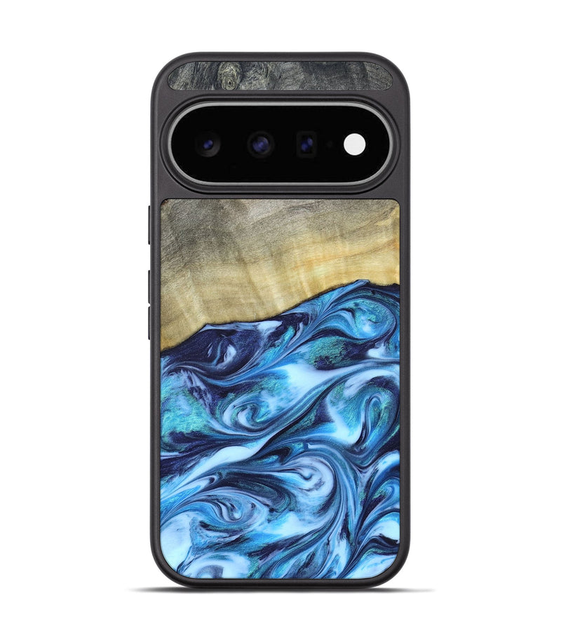 Pixel 11 Wood Phone Case - Melodie (Blue, 820984)