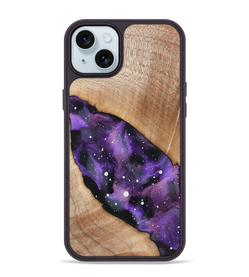 iPhone 15 Plus Wood Phone Case - Karol (Cosmos, 820996)