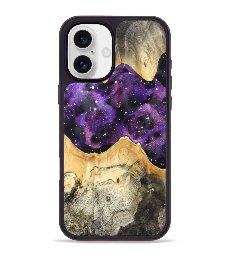 iPhone 16 Plus Wood Phone Case - Malcolm (Cosmos, 820997)