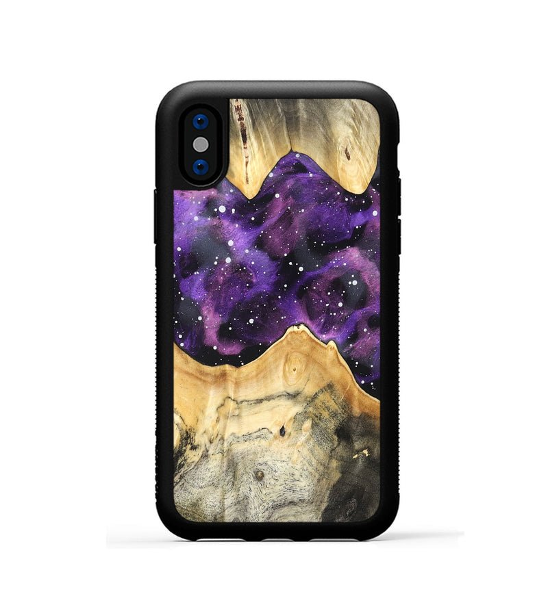 iPhone Xs Wood Phone Case - Malcolm (Cosmos, 820997)