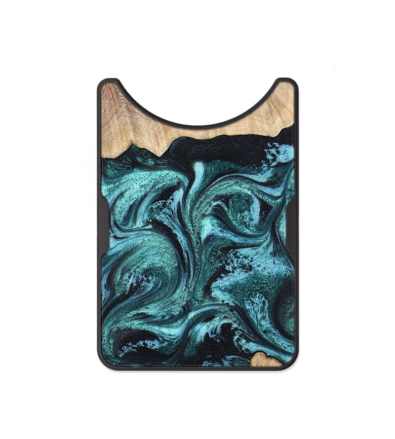 Alloy Wood Wallet - Heidi (Green, 821001)