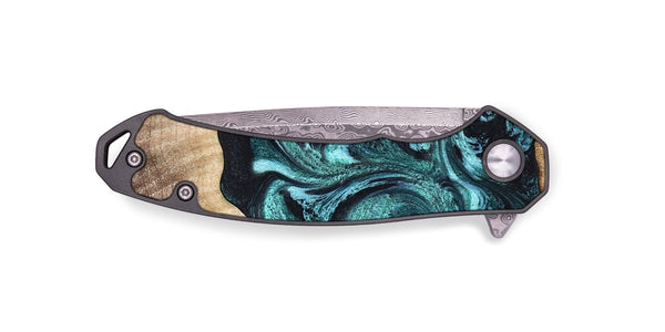 EDC Wood Pocket Knife - Heidi (Green, 821001)