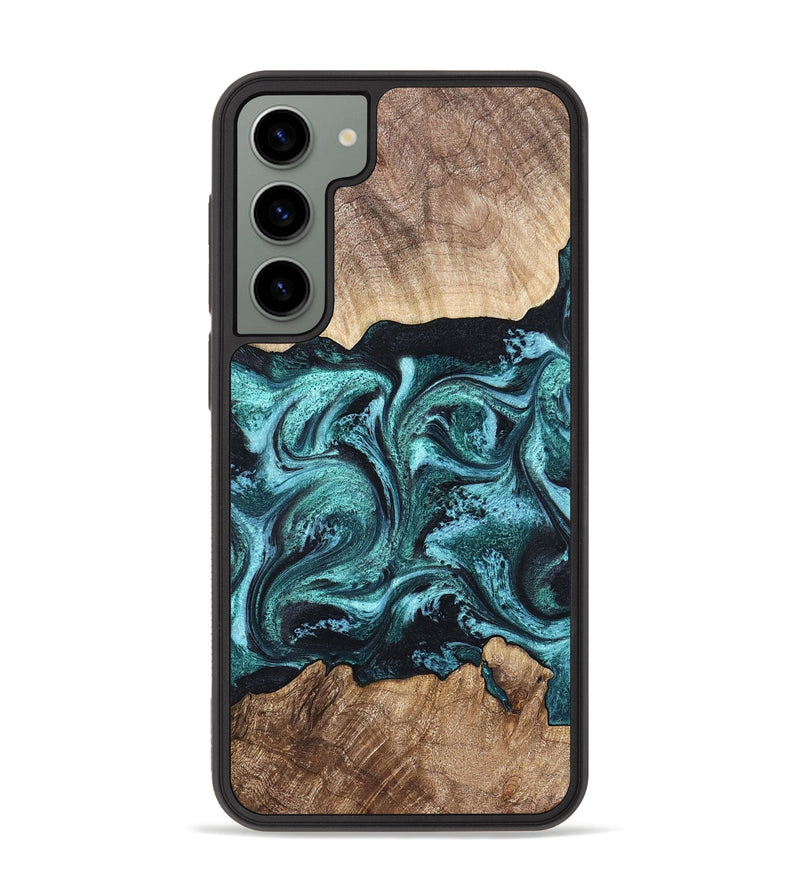 Galaxy S23 Plus Wood Phone Case - Heidi (Green, 821001)