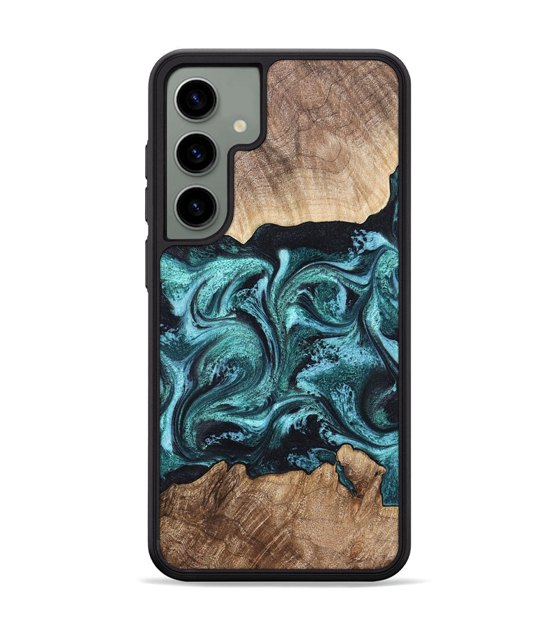 Galaxy S24 Plus Wood Phone Case - Heidi (Green, 821001)