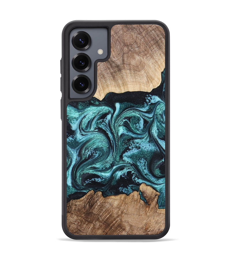 Galaxy S25 Plus Wood Phone Case - Heidi (Green, 821001)