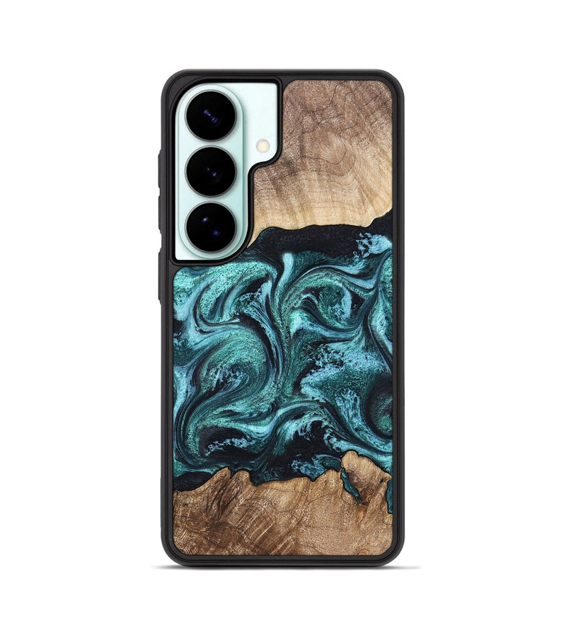 Galaxy S26 Wood Phone Case - Heidi (Green, 821001)