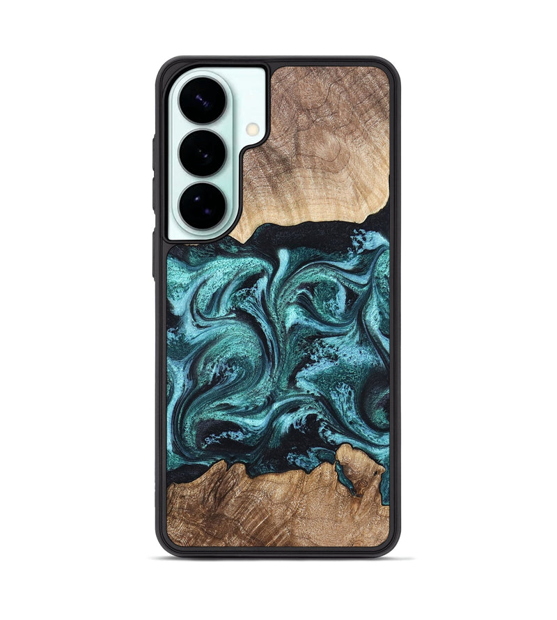 Galaxy S26 Plus Wood Phone Case - Heidi (Green, 821001)