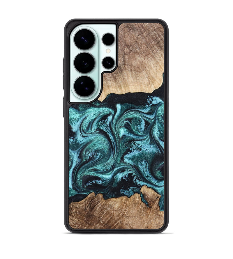 Galaxy S26 Ultra Wood Phone Case - Heidi (Green, 821001)