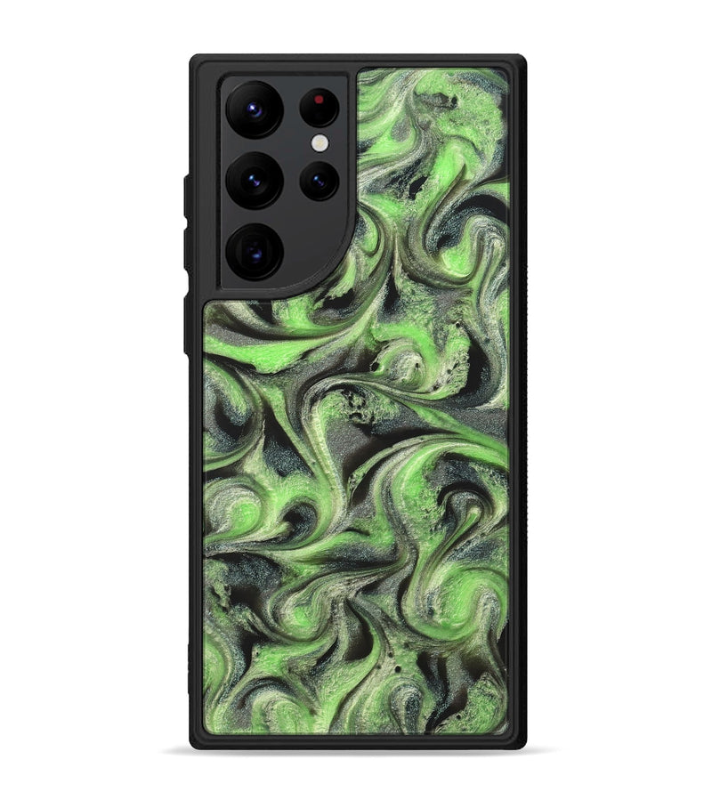 Galaxy S22 Ultra ResinArt Phone Case - Holli (Green, 821003)
