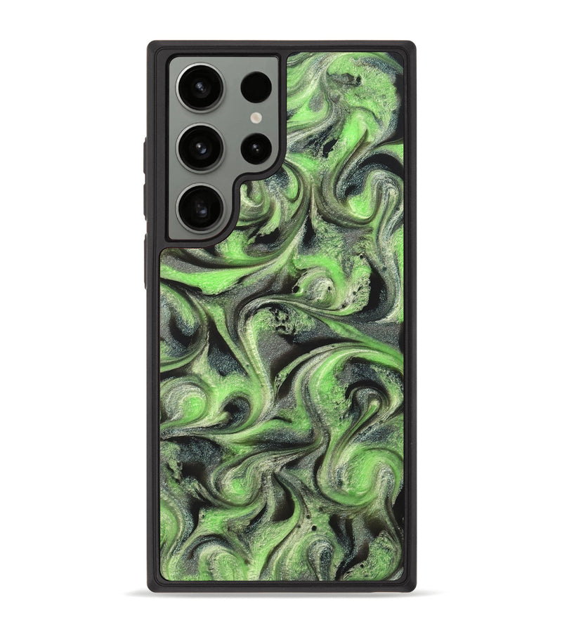 Galaxy S23 Ultra ResinArt Phone Case - Holli (Green, 821003)