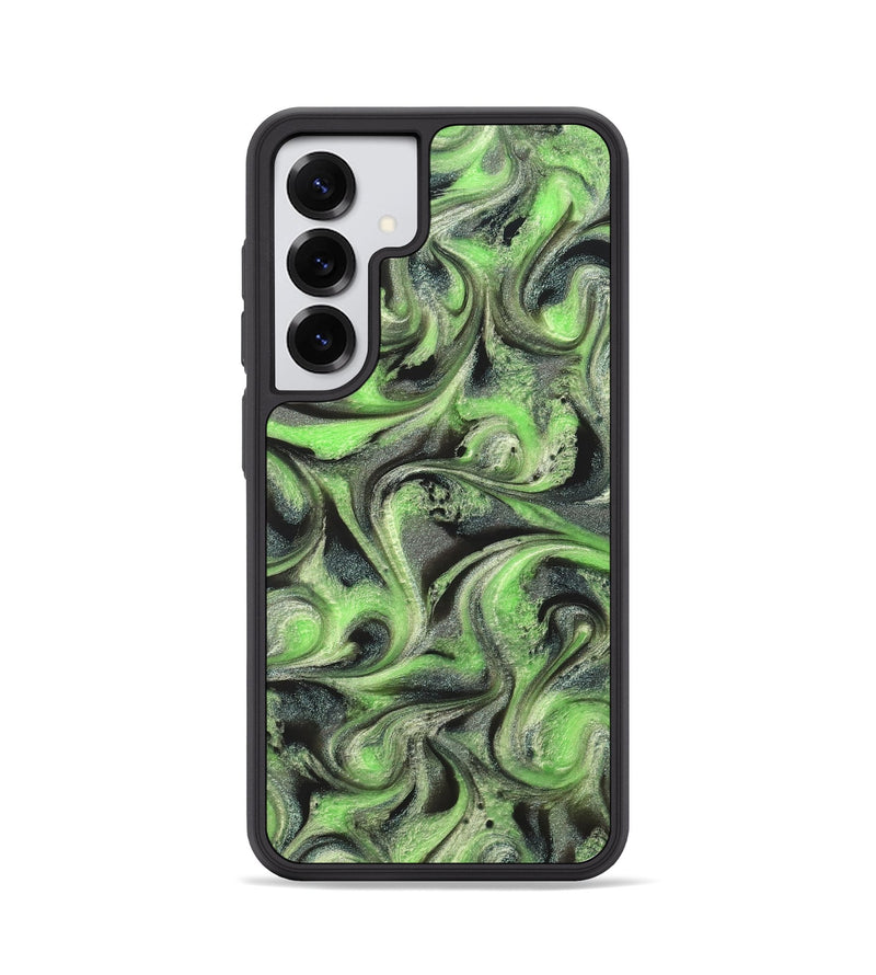 Galaxy S25 ResinArt Phone Case - Holli (Green, 821003)