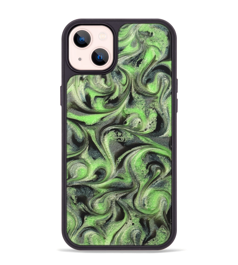 iPhone 14 Plus ResinArt Phone Case - Holli (Green, 821003)