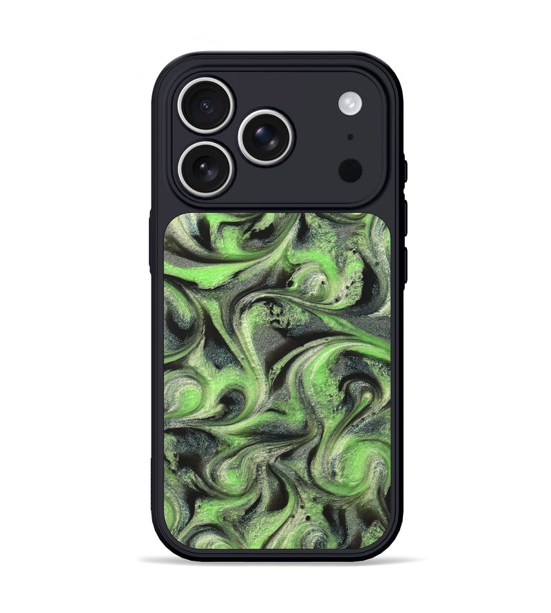 iPhone 17 Pro ResinArt Phone Case - Holli (Green, 821003)