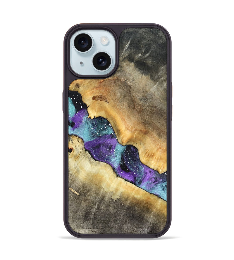 iPhone 15 Wood Phone Case - Wash (Cosmos, 821009)