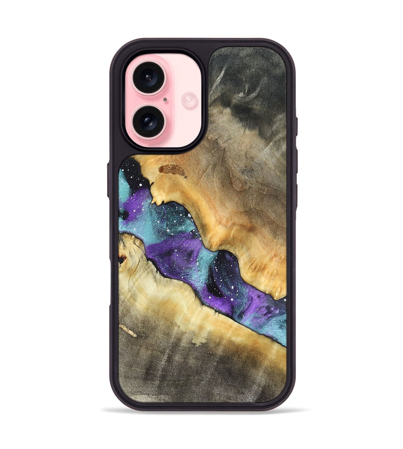 iPhone 16 Wood Phone Case - Wash (Cosmos, 821009)